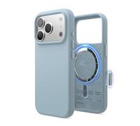 elago Coque Magnétique en Silicone Compatible avec iPhone 17 Pro Étui, Compatible avec Tous Les Accessoires MagSafe - Silicone Liquide Premium, Antichoc, Mince (Bleu Ciel)
