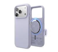 elago Coque Magnétique en Silicone Compatible avec iPhone 17 Pro Étui, Compatible avec Tous Les Accessoires MagSafe - Silicone Liquide Premium, Antichoc, Mince (Violet)