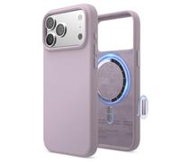 elago Coque Magnétique en Silicone Compatible avec iPhone 17 Pro Max Étui, Compatible avec Tous Les Accessoires MagSafe - Silicone Liquide Premium, Antichoc, Mince (Violet Doux)