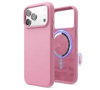 elago Coque Magnétique en Silicone Compatible avec iPhone 17 Pro Max Étui, Compatible avec Tous Les Accessoires MagSafe - Silicone Liquide Premium, Antichoc, Mince (Rose Vif)