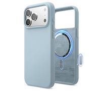 elago Coque Magnétique en Silicone Compatible avec iPhone 17 Pro Max Étui, Compatible avec Tous Les Accessoires MagSafe - Silicone Liquide Premium, Antichoc, Mince (Bleu Ciel)