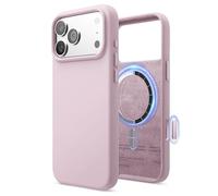 elago Coque Magnétique en Silicone Compatible avec iPhone 17 Pro Max Étui, Compatible avec Tous Les Accessoires MagSafe - Silicone Liquide Premium, Antichoc, Mince (Lilas Clair)