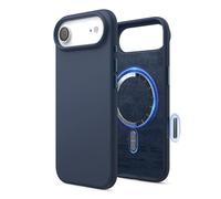 elago Coque Magnétique en Silicone Compatible avec iPhone Air Étui, Compatible avec Tous Les Accessoires MagSafe - Silicone Liquide Premium, Antichoc, Mince (Bleu)