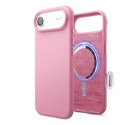 elago Coque Magnétique en Silicone Compatible avec iPhone Air Étui, Compatible avec Tous Les Accessoires MagSafe - Silicone Liquide Premium, Antichoc, Mince (Rose Vif)