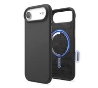 elago Coque Magnétique en Silicone Compatible avec iPhone Air Étui, Compatible avec Tous Les Accessoires MagSafe - Silicone Liquide Premium, Antichoc, Mince (Noir)