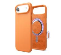 elago Coque Magnétique en Silicone Compatible avec iPhone Air Étui, Compatible avec Tous Les Accessoires MagSafe - Silicone Liquide Premium, Antichoc, Mince (Orange)