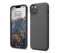 elago Coque Pebble Compatible avec iPhone 14 Plus Étui (6.7”), Surface Revêtue de Galets Spéciaux, TPU Premium, Design Ergonomique de Forme Arrondie, Couverture Protectrice Antichoc (Gris Foncé)