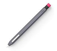 elago Étui Classique Compatible avec Apple Pencil 2e génération - Design Classique - Compatible avec la Charge magnétique et Le Double Tap (Lire Les Instructions d'installation - Gris foncé)