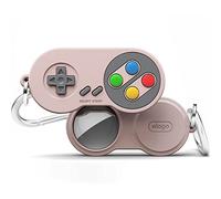 elago Coque Porte-Clés W5 pour Apple AirTag 2e Gén (2026) & 1re Gén | Protection Antichute, Design Console de Jeu Portable, Dispositif de Suivi Non Inclus (Rose)