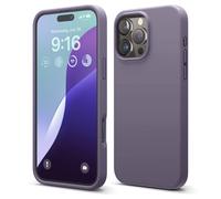elago Coque Silicone Liquide Premium Compatible avec iPhone 16 Pro Max Étui, Housse de Protection Intégrale, Antichoc, Étui Mince, Doublure en Microfibre Antirayures (Lavande Intense)