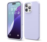 elago Coque Silicone Liquide Premium Compatible avec iPhone 16 Pro Max Étui, Housse de Protection Intégrale, Antichoc, Étui Mince, Doublure en Microfibre Antirayures (Violet)