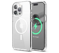 elago Coque Transparente Compatible avec iPhone 14 Pro Max (6.7") Étui, Compatible avec Chargeur MagSafe,Technologie PC+TPU, Protection Contre Chutes de Grade Militaire Américain (Transparente)