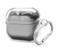 elago Coque Transparente Compatible avec Samsung Galaxy Buds 3 & 3 Pro & 3 FE, Coque Clair avec Mousqueton, Housse en TPU Premium, Charge sans Fil, Accessoires pour Écouteurs