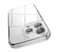 elago Coque Transparente Hybride Compatible avec iPhone 15 Pro, Cristalline, Technologie Hybride PC+TPU, Protection Contre Chutes Qualité Militaire Américaine, Jaunissement Réduit (Clair)