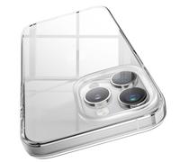 elago Coque Transparente Hybride Compatible avec iPhone 15 Pro Max, Cristalline, Technologie Hybride PC+TPU, Protection Contre Chutes Qualité Militaire Américaine, Jaunissement Réduit (Clair)