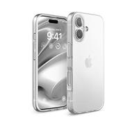 elago Coque Transparente Hybride Compatible avec iPhone 16 Étui 6,1" - Technologie Hybride PC + TPU, Pare-Chocs Antichoc, Protection de Caméra Élevée, Durable Résistant Aux Rayures