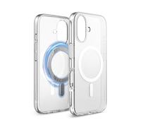 elago Coque Transparente Hybride Magnétique Compatible avec iPhone 16 Étui 6,1" - Compatible avec MagSafe, Technologie Hybride PC + TPU, Pare-Chocs Antichoc, Protection de Caméra Élevée (Clair)