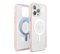 elago Coque Transparente Hybride Magnétique Compatible avec iPhone 16 Pro Max Étui 6,9"-Compatible avec MagSafe, Technologie Hybride PC+TPU, Pare-chocs Antichoc, Protection de Caméra Élevée (Rose Mat)