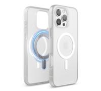 elago Coque Transparente Hybride Magnétique Compatible avec iPhone 16 Pro Max Étui 6,9"-Compatible avec MagSafe,Technologie Hybride PC+TPU, Pare-Chocs Antichoc, Protection de Caméra Élevée(Clair Mat)