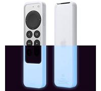elago Étui R2 Compatible avec Apple TV 4K Siri Remote 3e Génération (2022) et 2e Génération (2021) - Silicone sans Rayures, Absorption Chocs, Accès Complet À Toutes Fonctions (Bleu Phosphorescent)