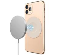 elago Guide Autocollant Magnétique Compatible avec Chargeur Apple MagSafe, Compatible avec iPhone 11, Pro, Pro Max, SE 2020, XS, XR, XS Max, X, 8, Plus, Compatible avec Série iPhone 12 (Stone)