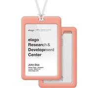Elago ID4 Etui pour cartes d'identité Telo-Peach/Strap-Transparency