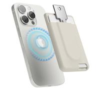 elago Key Porte Cartes Magnétique 2 Cartes Compatible avec MagSafe et iPhone 17/16/15/14/13/12 Séries - Portefeuille Sécurisé pour Téléphone, Silicone Longue Durée, Protection Contre Rayures (Stone)