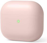Elago Liquid Hybrid Cover Compatible avec AirPods 3 Case Cover - Protection structurelle à trois couches, protection intégrale, visibilité LED, joli rose