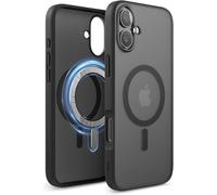 Elago MagSafe Hybrid Clear Case pre iPhone 16 Plus Soft Feeling Dark Grey / Black