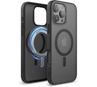 Elago MagSafe Hybrid Clear Case pre iPhone 16 Pro Max Soft Feeling Dark Grey / Black
