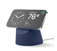 elago MS1 Station de Charge Compatible avec Le Chargeur MagSafe - Support de Téléphone en Silicone Premium Compatible avec Series de iPhone 16/15/14/13/12 [Câble Non Inclus] (Bleu)