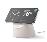 elago MS1 Station de Charge Compatible avec Le Chargeur MagSafe - Support de Téléphone en Silicone Premium Compatible avec Series de iPhone 16/15/14/13/12 [Câble Non Inclus] (Stone)