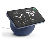 elago MS2 Station de Charge Compatible avec Le Chargeur MagSafe - Support de Téléphone en Silicone Premium Compatible avec Series de iPhone 16/15/14/13/12 [Câble Non Inclus] (Bleu)