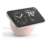 elago MS2 Station de Charge Compatible avec Le Chargeur MagSafe - Support de Téléphone en Silicone Premium Compatible avec Series de iPhone 16/15/14/13/12 [Câble Non Inclus] (Rose)