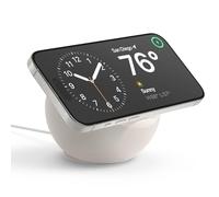 elago MS2 Station de Charge Compatible avec Le Chargeur MagSafe - Support de Téléphone en Silicone Premium Compatible avec Series de iPhone 16/15/14/13/12 [Câble Non Inclus] (Stone)