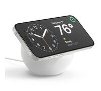 elago MS2 Station de Charge Compatible avec Le Chargeur MagSafe - Support de Téléphone en Silicone Premium Compatible avec Series de iPhone 16/15/14/13/12 [Câble Non Inclus] (Blanc)