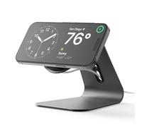 elago MS4 Station de Charge Compatible avec Le Chargeur MagSafe - Support de Téléphone en Aluminium Compatible avec Series de iPhone 16/15/14/13/12 [Câble Non Inclus] (Noir)