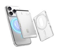 elago Poche à Cartes Magnétique Transparente Compatible avec MagSafe et iPhone 17/16/15/14/13/12 Séries- Portefeuille Téléphone Sécurisé, Construction en PC Durable, Protection Contre Dommages(Clair)
