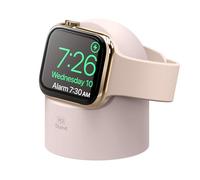 elago Support Chargeur W2 Compatible avec Apple Ultra3, 2, 1 Séries 11/10/9/8/7/6/5/4/3/2/1/SE3, 2, 1 [49/46/45/44/42/41/40/38mm], Station Chargement, Mode Table de Nuit (Joli Rose)