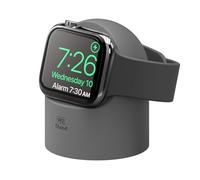 elago Support Chargeur W2 Compatible avec Apple Watch Ultra3, 2, 1 Séries 11/10/9/8/7/6/5/4/3/2/1/SE3, 2, 1 [49/46/45/44/42/41/40/38mm], Station Chargement, Mode Table de Nuit (Gris)