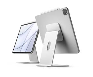 elago Support Magnétique Premium Compatible avec iPad Pro 12.9”[5e/4e], 11”[3e/2e], Air 10.9"[5e/4e], Mini 8.3" [A17 Pro, 6e], 10.9"[10e], Nintendo Switch 2 (Argent)