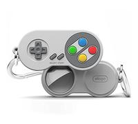 elago W5 Coque Porte-clés Compatible avec Apple AirTag - Protection Antichute, Design Classique pour Console de Jeu Portable (Chiens de Piste, Clés, Sacs) Dispositif de Suivi Non Inclus (Gris)