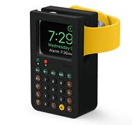 elago W8 Support de Chargeur de Chargeur Compatible avec Apple Watch 10/9/8/7/6/5/4/3/2/1/SE [46/45/44/42/41/40/38mm], Station de Chargement, Mode Table de Nuit (Noir)