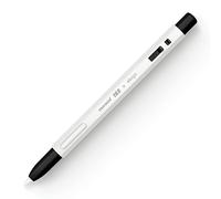 elago x MONAMI Coque Pencil Compatible avec Apple Pencil 2e Génération Étui, Silicone Durable, Design Classique, Compatible avec la Charge Magnétique (Blanc)