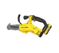 Stanley Scie d’élagage V20 18V SFMCPS415D1-QW - chaîne 15 cm - 1 batterie 2Ah