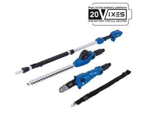 Elagueuse 18cm + Taille-haies 41cm sans fil C-PHTS410-X - téléscopique - SCHEPPACH 20V IXES - sans batterie ni chargeur