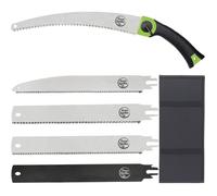 Elagueuse à main - Scie de jardin multifonction avec 5 lames interchangeables - Kit complet Terre Jardin