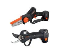 ELAGUEUSE BAHCO BCL104 + SECATEUR BCL226 inclus 4 batteries 12.6v 2.5Ah