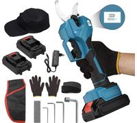 Élagueuse, design sans fil, moteur sans balai, 2 batteries, EU