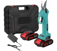 Elagueuse électrique, 21V sans fil, batterie rechargeable 1200mAh, capacité de coupe de 0-25mm, prise bleue EU